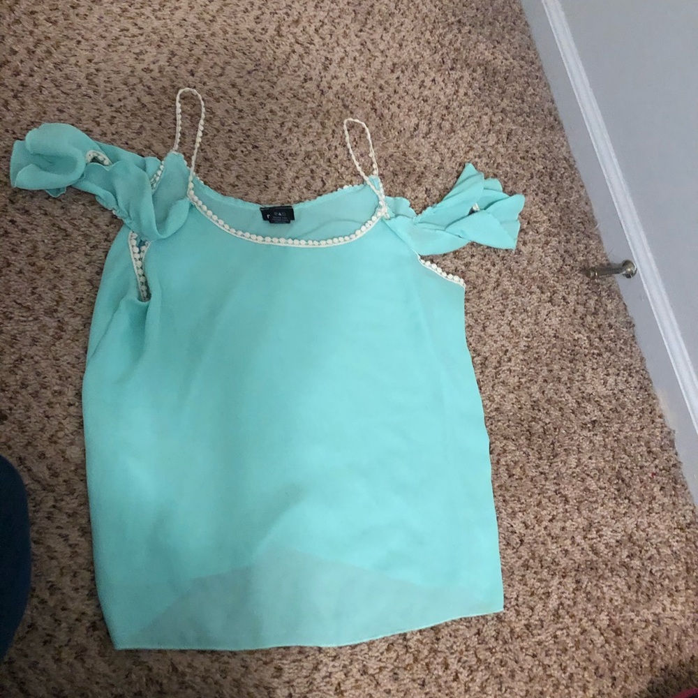 Teal tank top